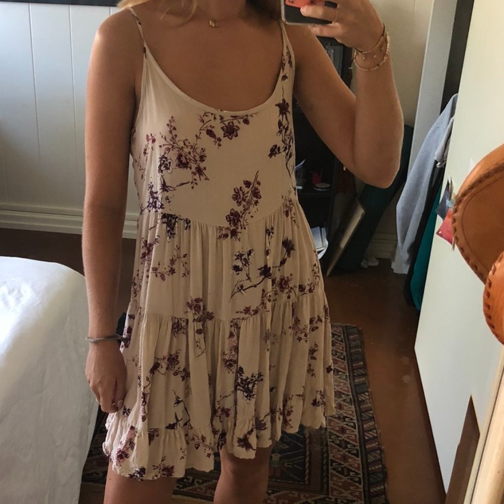 Brandy Melvillve Jada tiered sundress in floral
